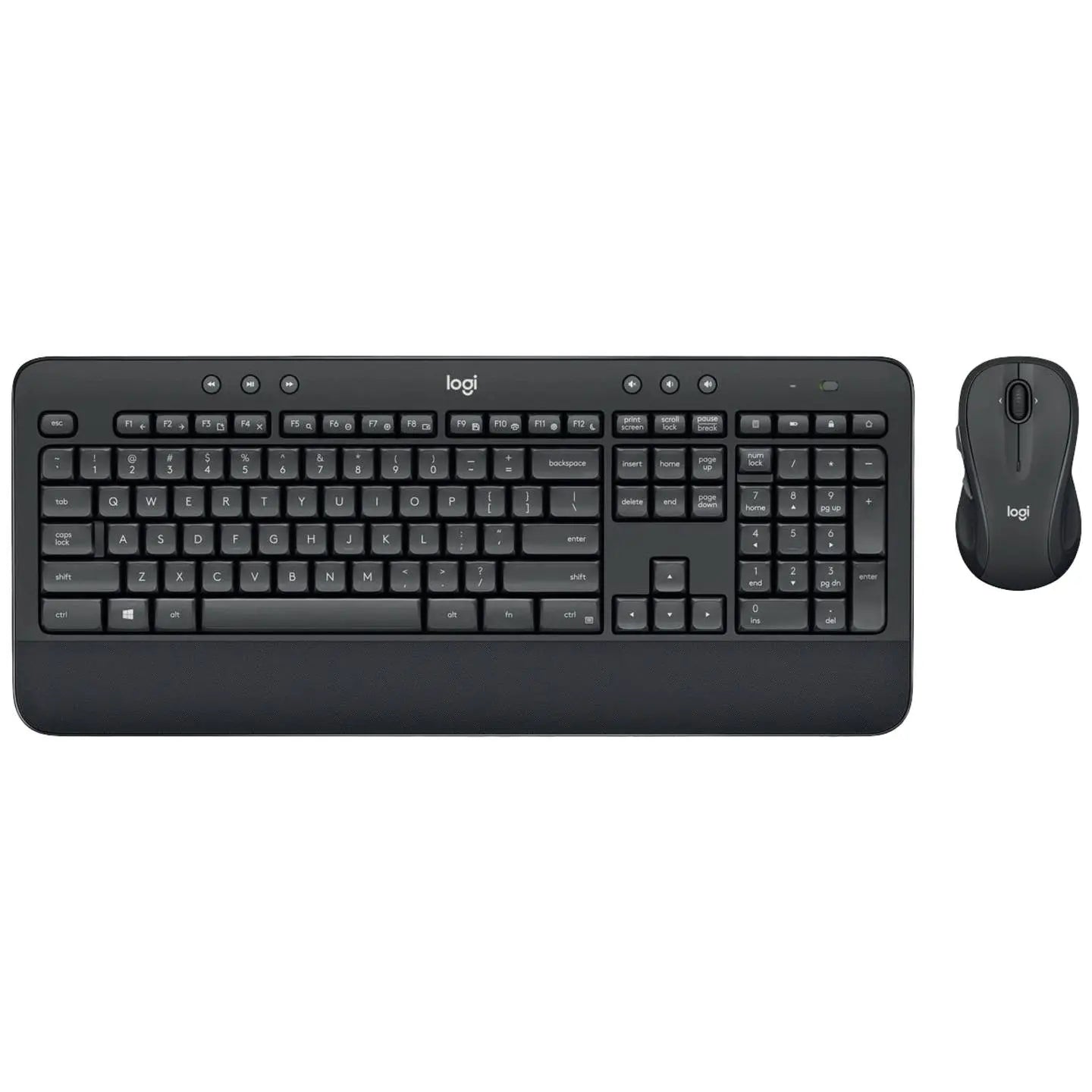 B-Ware Logitech Tastatur Maus Set Keyboard Mouse Funk Qwertz Deutsch Handballenauflage