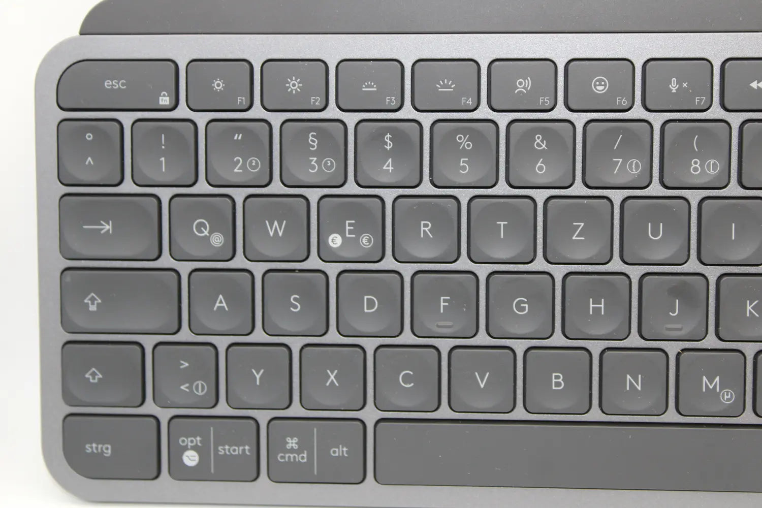 C-Ware Logitech Mx Keys S Tastatur Rf Wireless + Bluetooth De Layout Aluminium Grau
