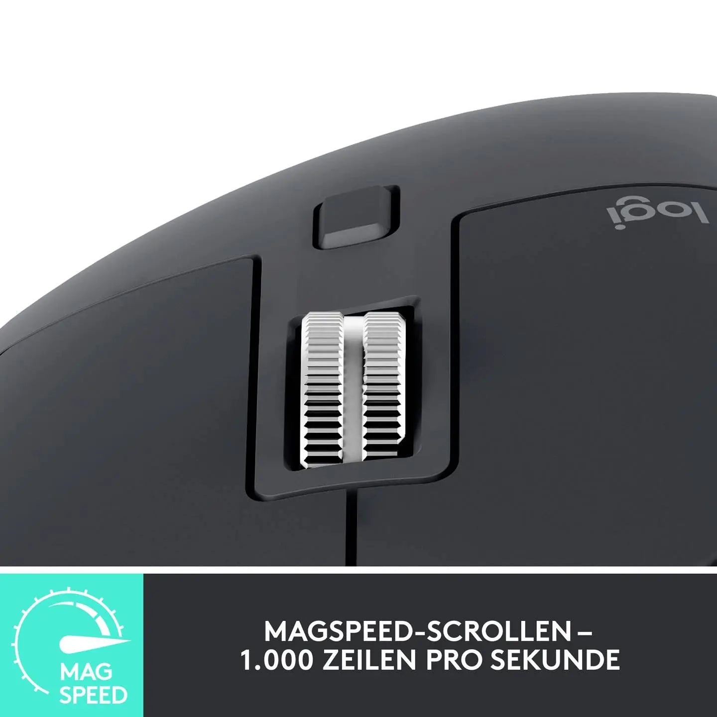 B-Ware Logitech Mx Master 3 S Wireless Bluetooth Computer Desktop Maus Schwarz Grau663