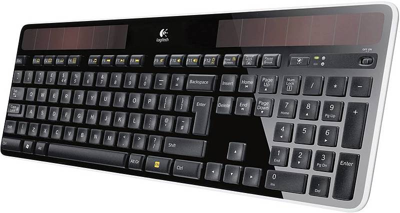 B-Ware Logitech Funk Tastatur K750 Wireless Solar Keyboard Computertastatur Schwarz 501 - 5099206025578