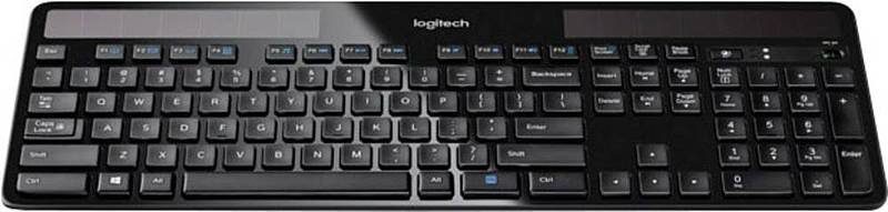 B-Ware Logitech Funk Tastatur K750 Wireless Solar Keyboard Computertastatur Schwarz 501 - 5099206025578