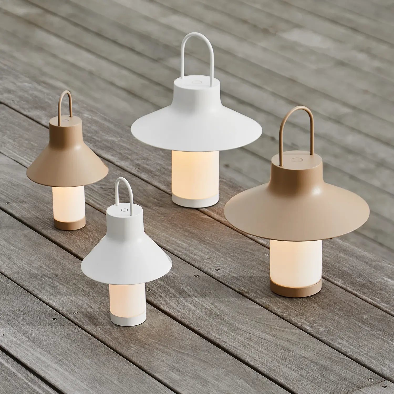 B-Ware Loom Design Tischleuchte Akku Lampe Led Leuchte Weiß Shadow Small Ip65 - 5712802225196
