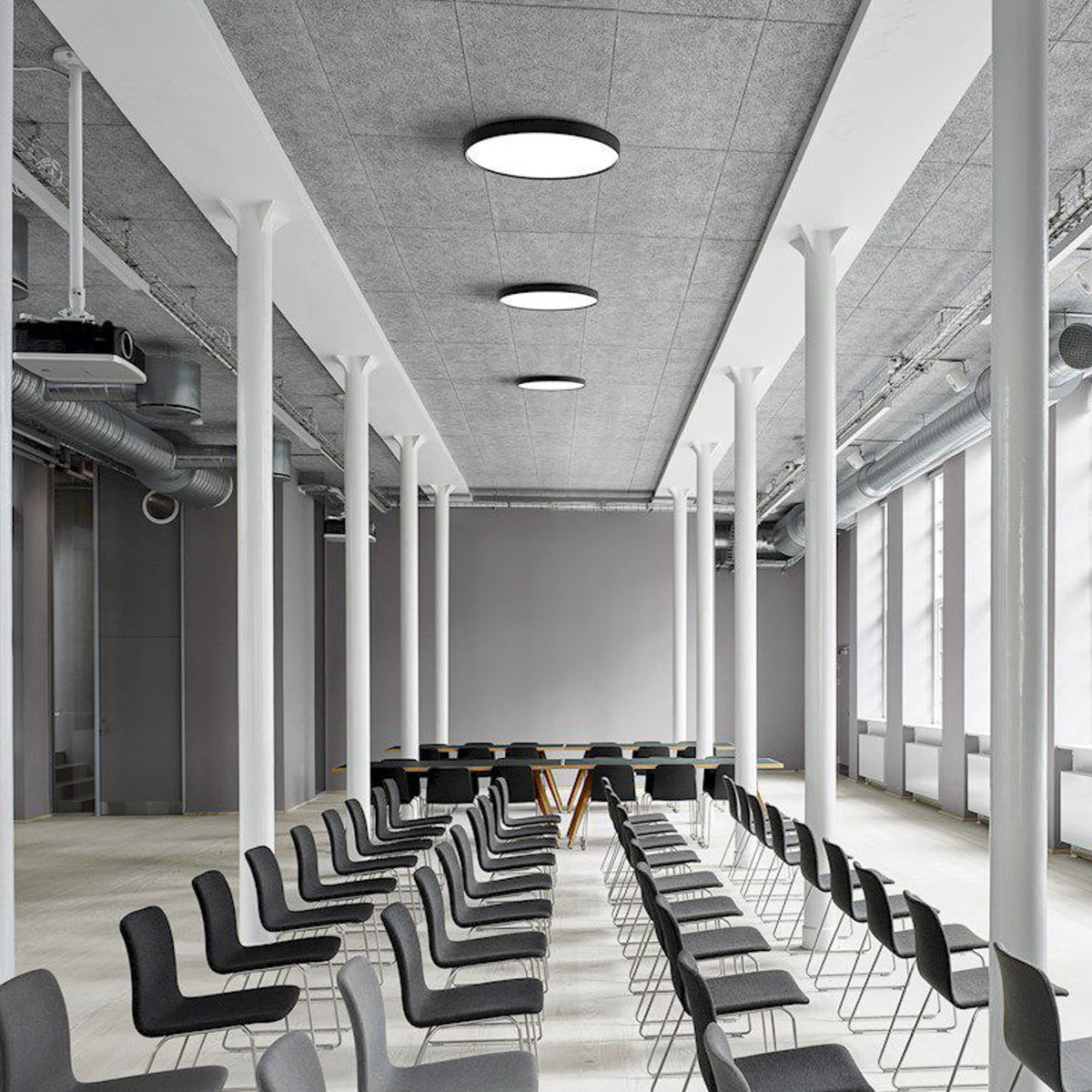 LOOM DESIGN Deckenleuchte Lampe Lucia LED Schwarz Alu Ø60cm Pendelleuchte818 - 5712802225059