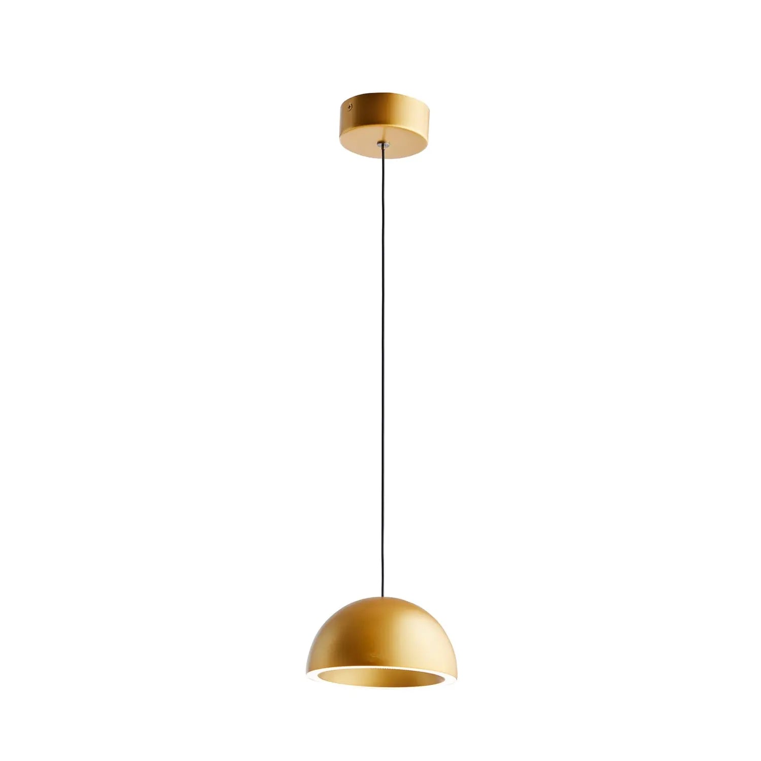 B-Ware Loom Design Hängelampe Pendelleuchte Curve Led Gold Aluminium Lampe ø 14 Cm - 5712802226360