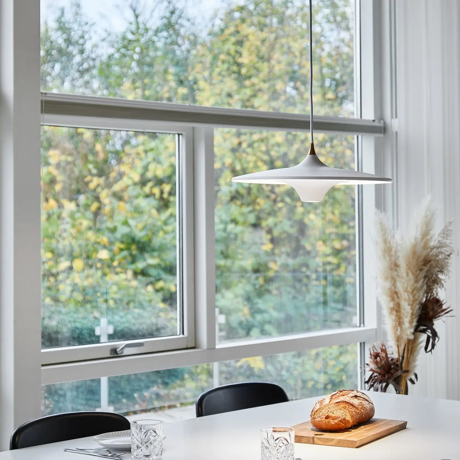 B-Ware Loom Design Hängeleuchte Pendelleuchte Led Lampe Moja Aluminium Messing Weiß - 5712802225158