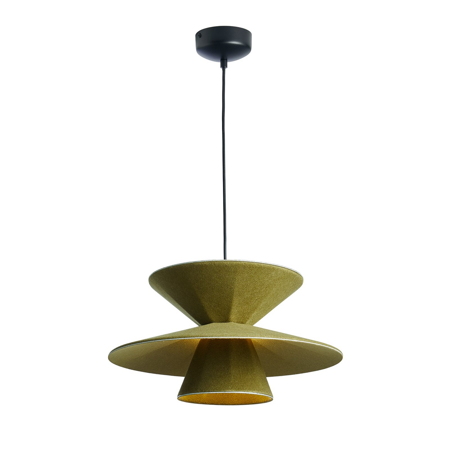 Loom Design Led Hängeleuchte Lampe Pendelleuchte Morphic Grün Filz ø 50 Cm B-Ware - 5712802226261