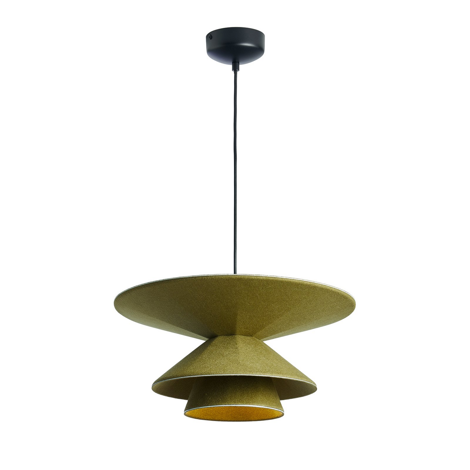Loom Design Led Hängeleuchte Lampe Pendelleuchte Morphic Grün Filz ø 50 Cm B-Ware - 5712802226261