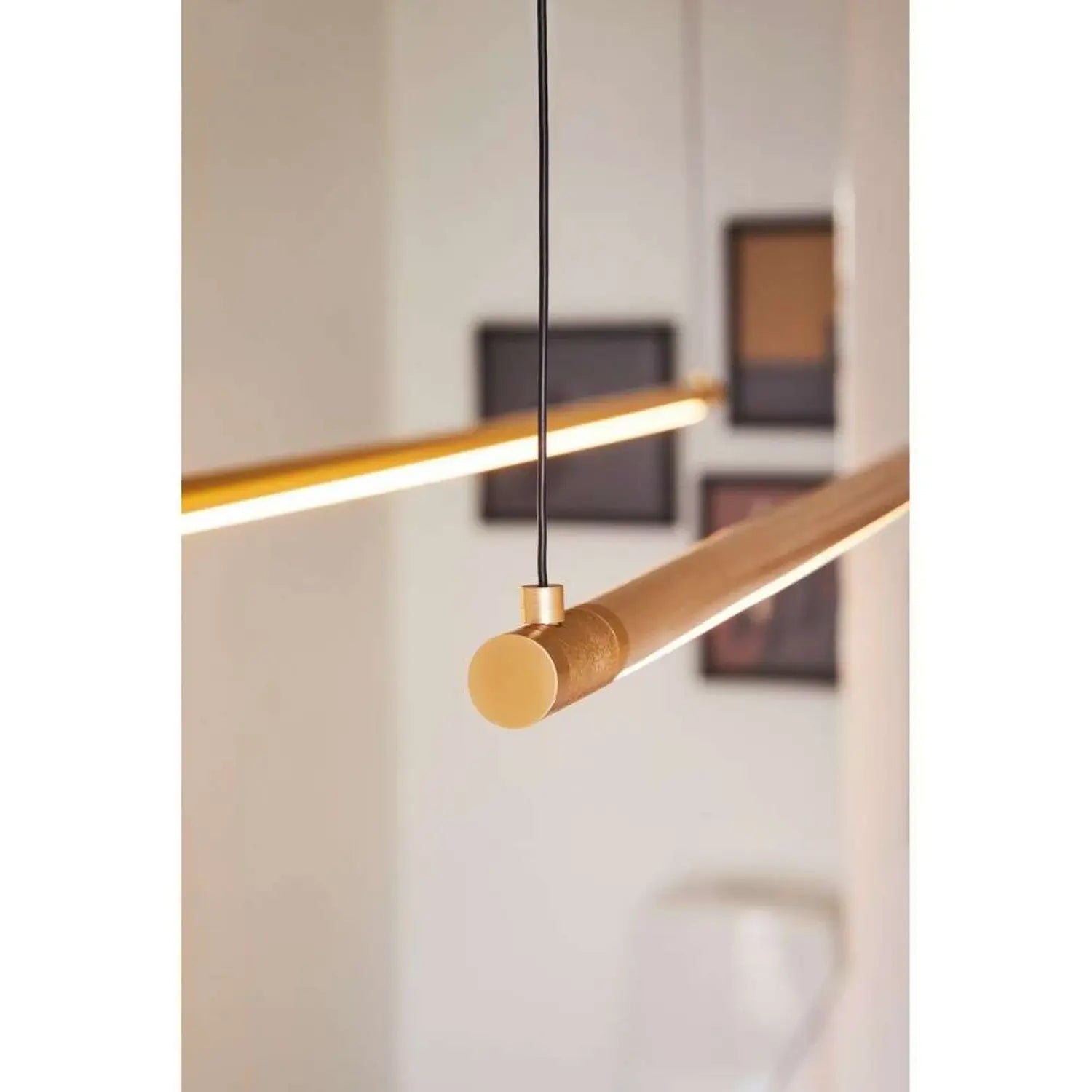 B-Ware Pendelleuchte Hängelampe Loom Design Leuchten Gold Aluminium Straw 200439 - 5712802225790