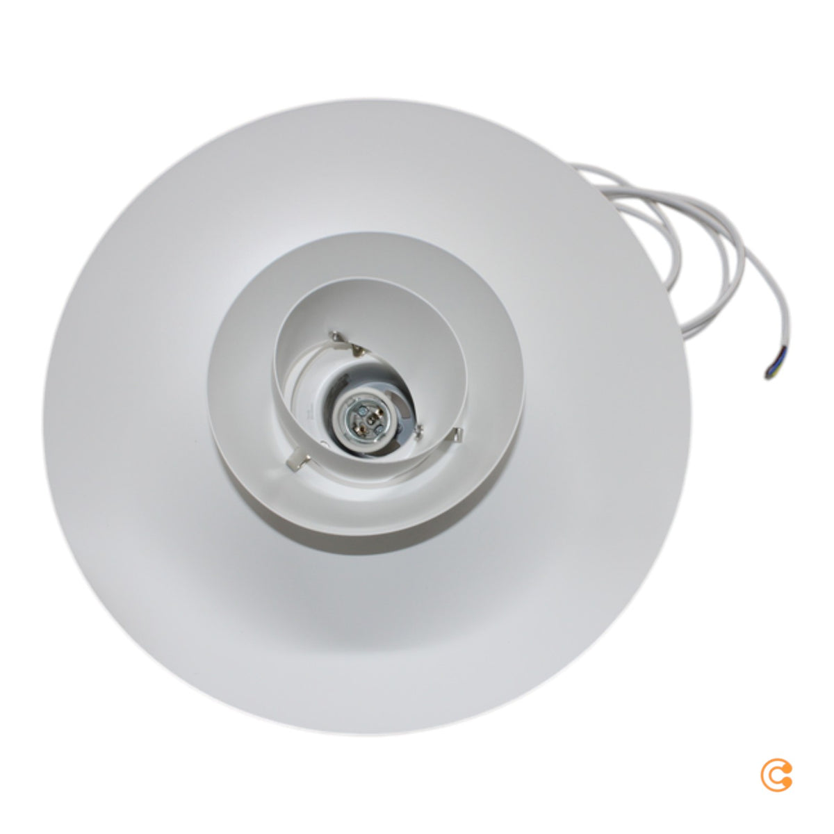 Louis Poulsen PH 4/3 Pendelleuchte Pendelleuchte Hängeleuchte Lampe Leuchte weiß - 5703411196793