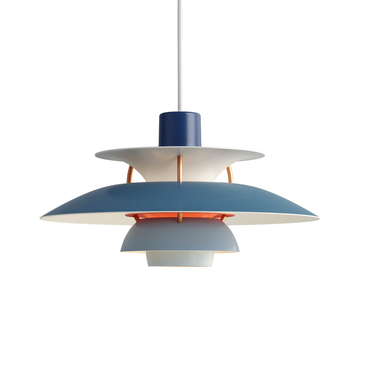 Louis Poulsen Pendelleuchte Hängelampe Ph 5 Mini Blau Aluminium Siehe Text/Foto B-Ware - 5703411662786