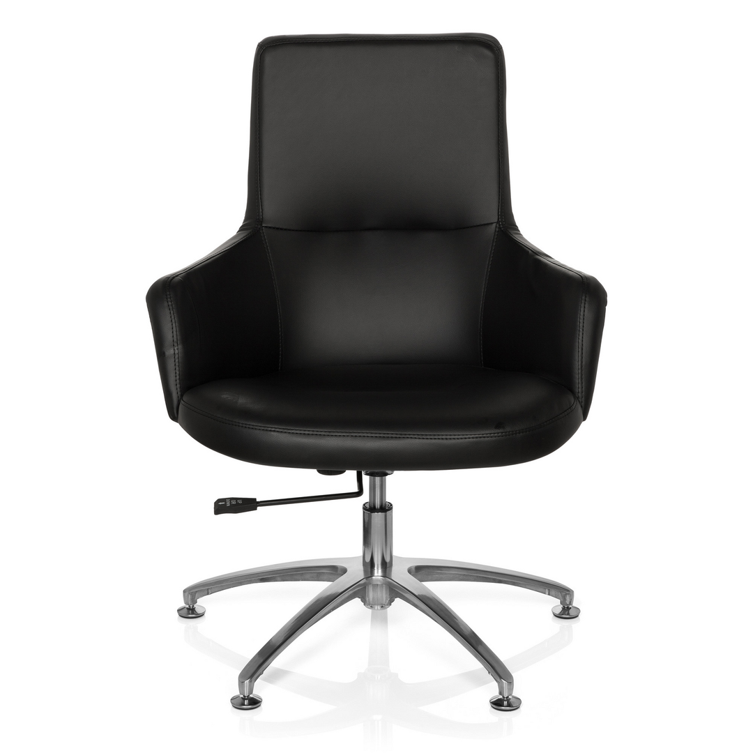 Hjh Office Loungesessel Stuhl Bürostuhl Kunstleder Schwarz Siehe Text/Foto B-Ware - 4260284086664