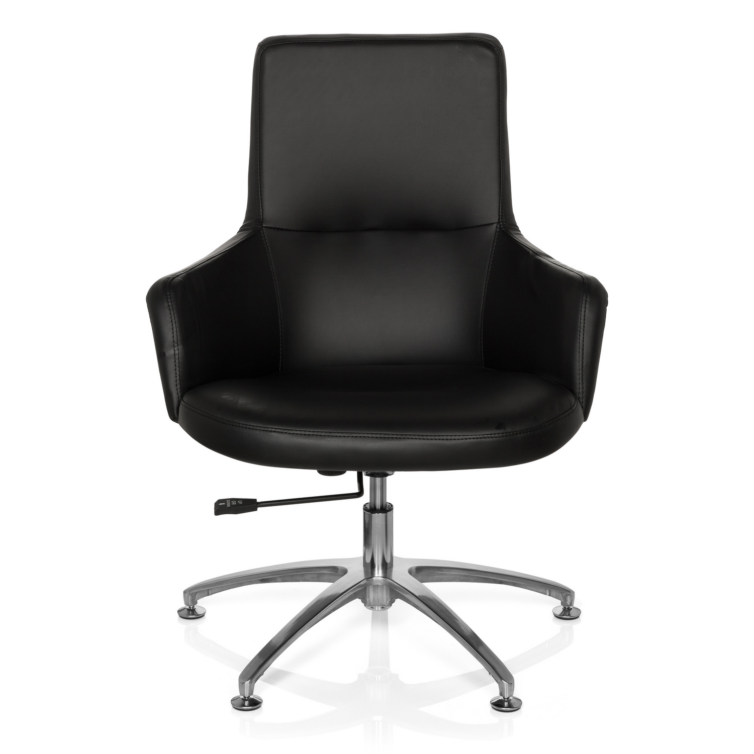Hjh Office Loungesessel Stuhl Bürostuhl Kunstleder Schwarz Siehe Text/Foto B-Ware - 4260284086664
