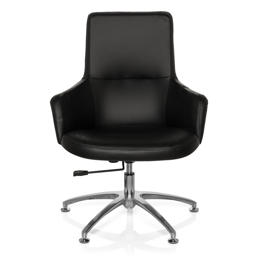Hjh Office Loungesessel Stuhl Bürostuhl Kunstleder Schwarz Siehe Text/Foto B-Ware - 4260284086664