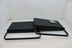 D-Ware Hjh Office Loungesessel Aruba Black Gestell Kunstleder 1 Sitzer Defektware