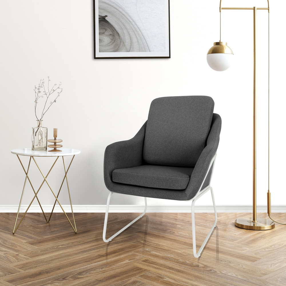 Hjh Office Loungesessel Relaxsessel Sessel Laguno W Stoff Dunkelgrau 1 Sitzer B-Ware - 4064323028437