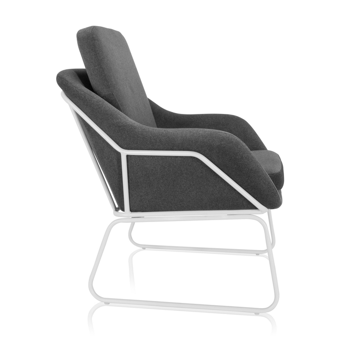 Hjh Office Loungesessel Relaxsessel Sessel Laguno W Stoff Dunkelgrau 1 Sitzer B-Ware - 4064323028437