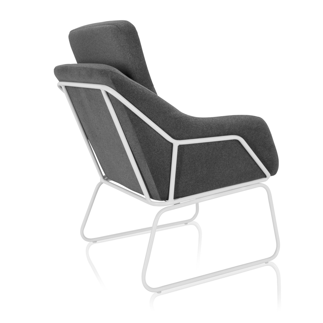 Hjh Office Loungesessel Relaxsessel Sessel Laguno W Stoff Dunkelgrau 1 Sitzer B-Ware - 4064323028437
