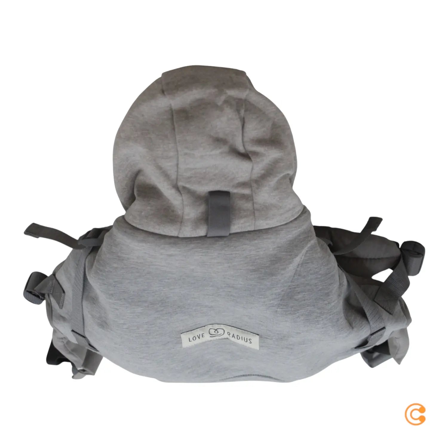 B-Ware Love Radius Hoodiecarrier Tragehilfe Babytrage Grey Athletic Baumwolle - 3760218243053