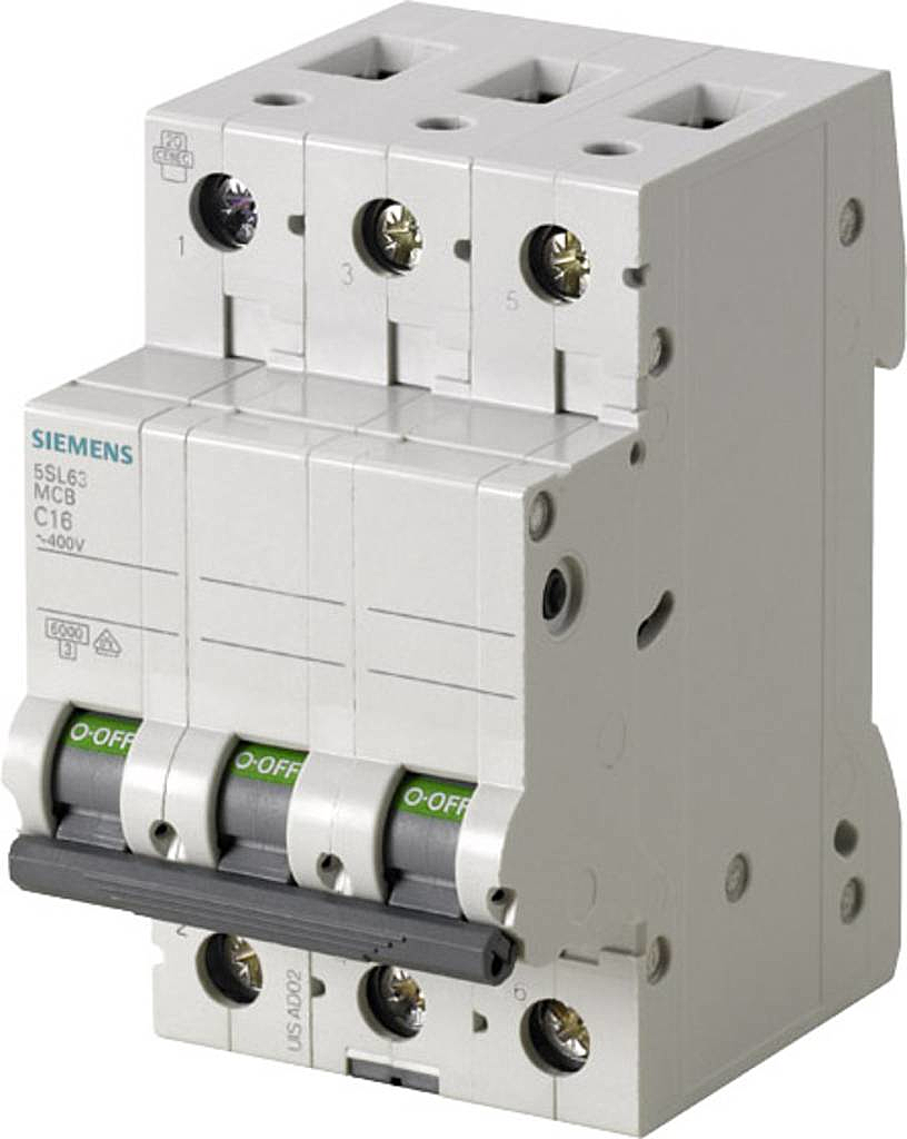 B-Ware Siemens 5 Sl6320 6 Leitungsschutzschalter Schutzschalter 3polig 20 A  400 V - 4001869388878