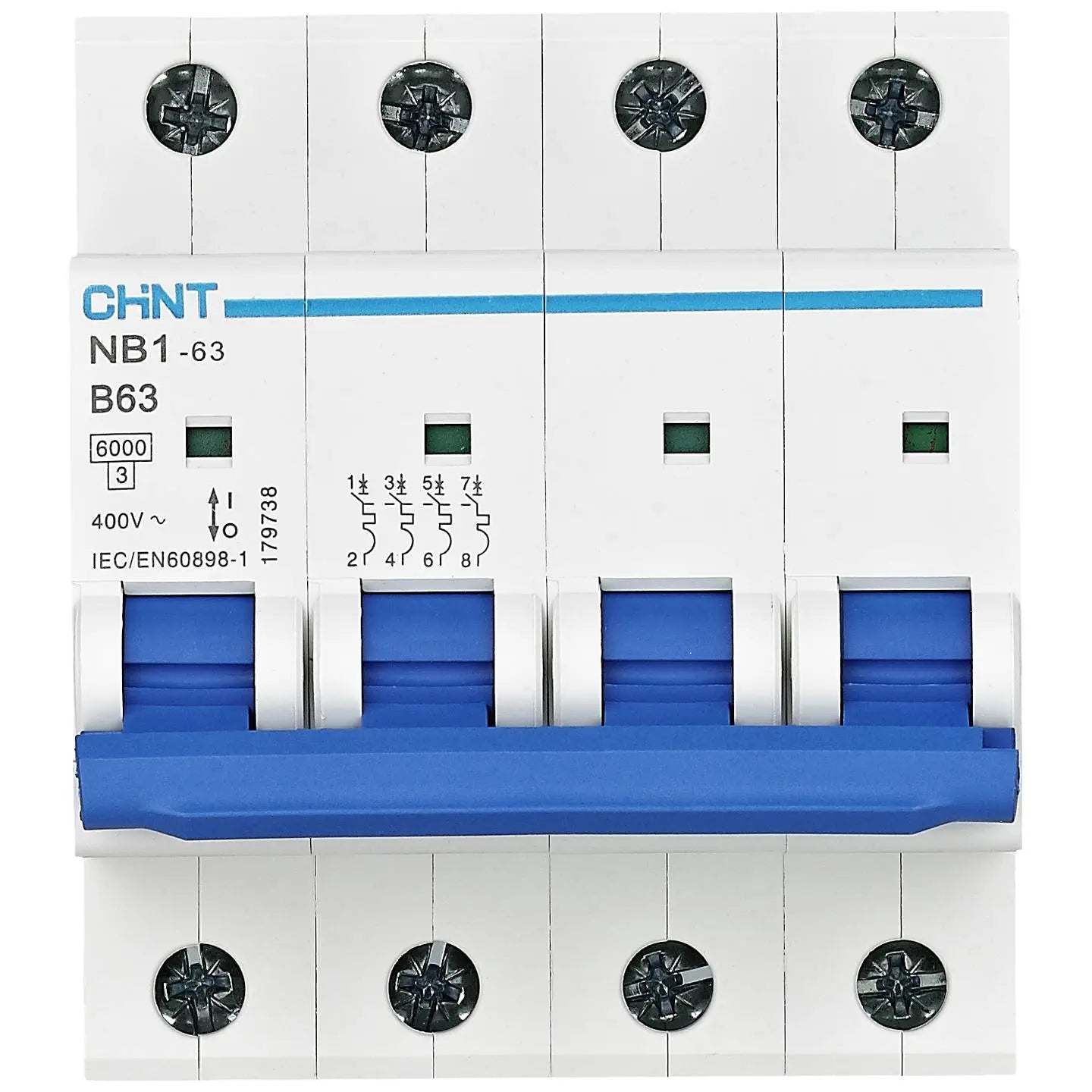 B-Ware Chint 179733 Nb1 63 4 P B32 6k A Db Leitungsschutzschalter Sicherung 4polig 32 A   - 6925808303211