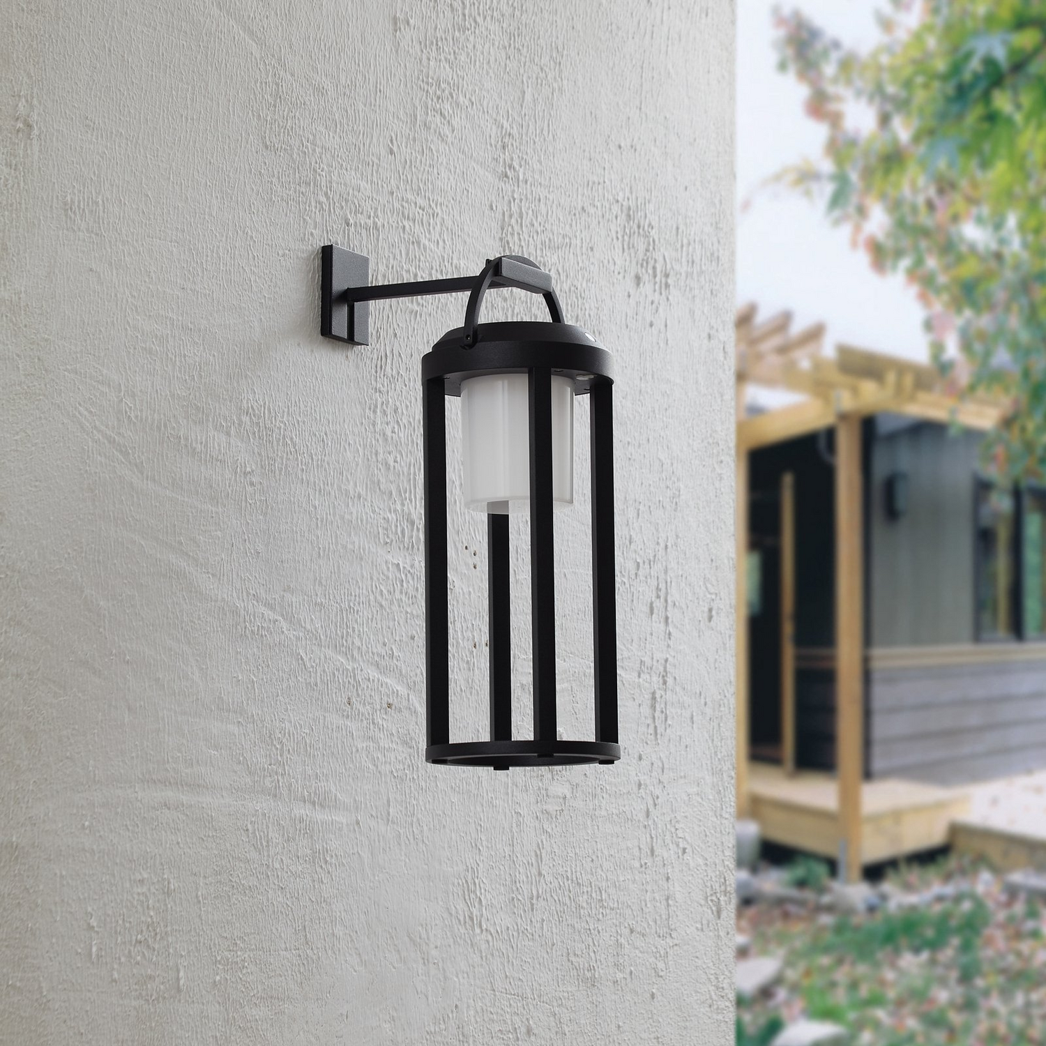 B-Ware Lucande Solarleuchte Lampe Led Schwarz Aluminium Rund Dimmbar 2in1 Tilena - 4251911777130