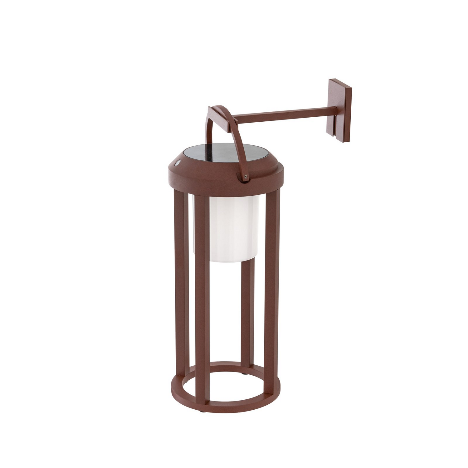 B-Ware Lucande Led Solar Wandleuchte Lampe Außenleuchte Tilena Rost Rund Aluminium - 4251911777147