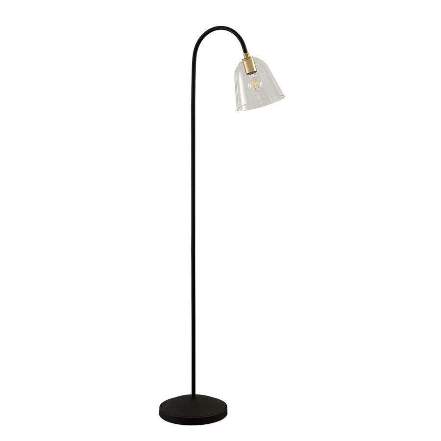 Lucande Anjita Stehleuchte Stehlampe Standleuchte Standlampe Leuchte Glasschirm B-Ware - 4251096579406