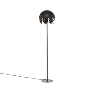 B-Ware Lucande Stehlampe Stehleuchte Schwarz Gold Eisen Schalter 160 Cm E27 Led Leuchte