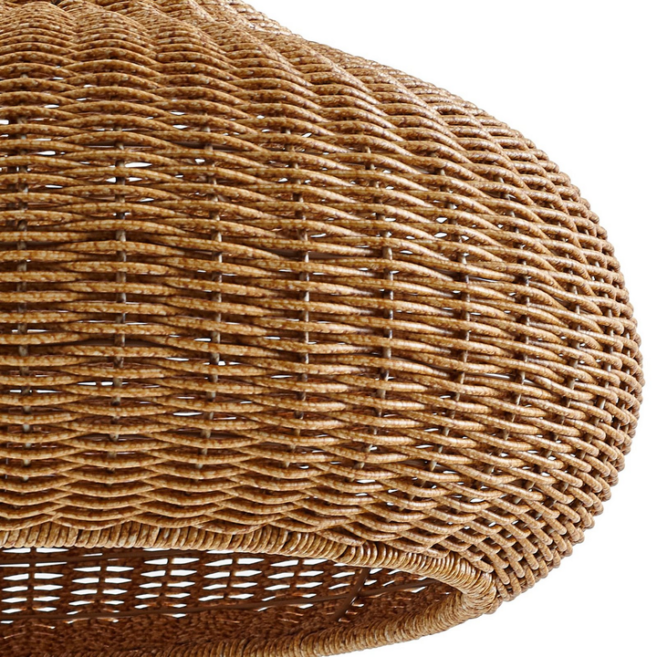 Lucande Außenhängelampe Hängeleuchte Taniola Rattanlampe Beige Ip44 Lampe Spot B-Ware