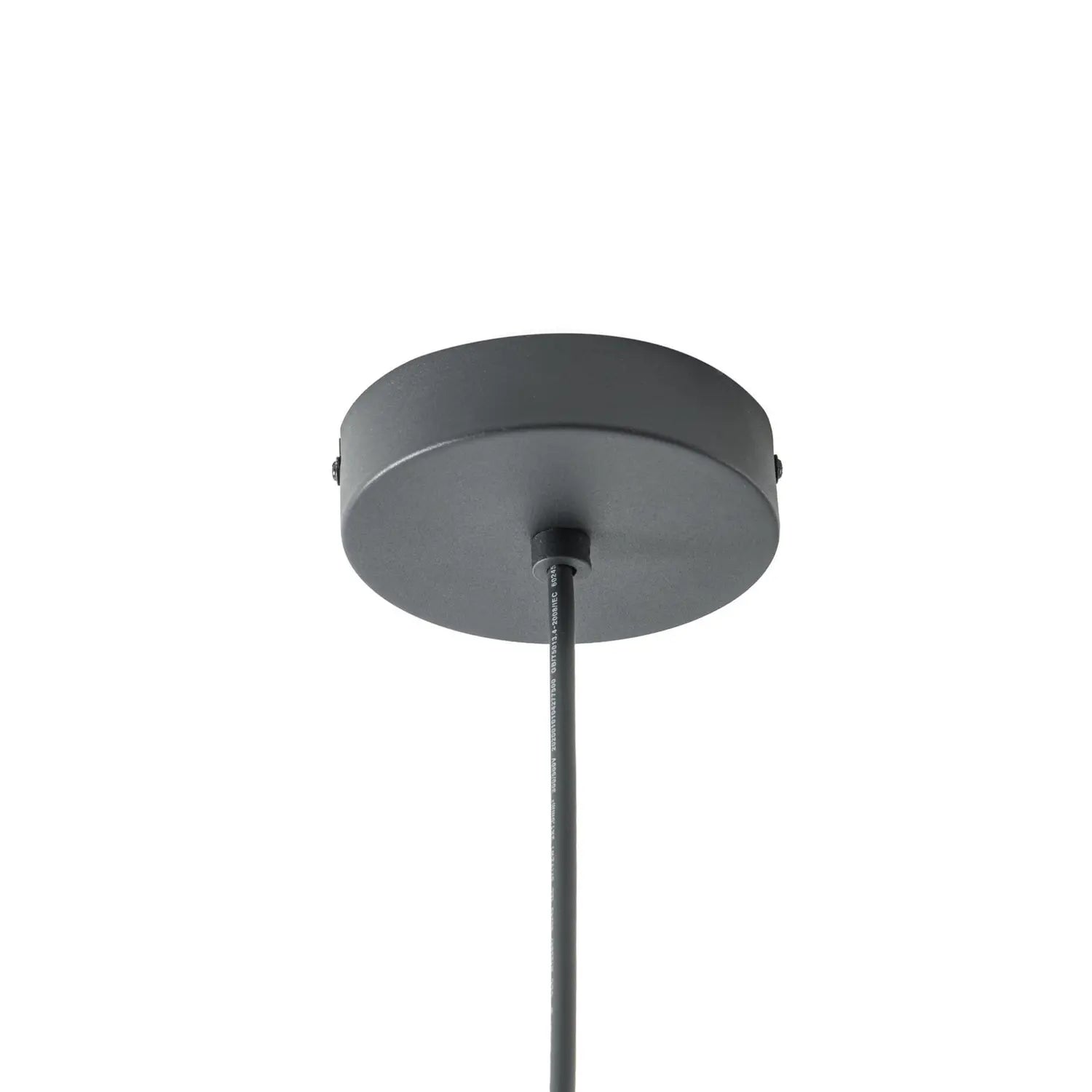 B-Ware Lucande Außenlampe Außenleuchte Hängelampe Taniola Holz Schwarz Rattan Eisen