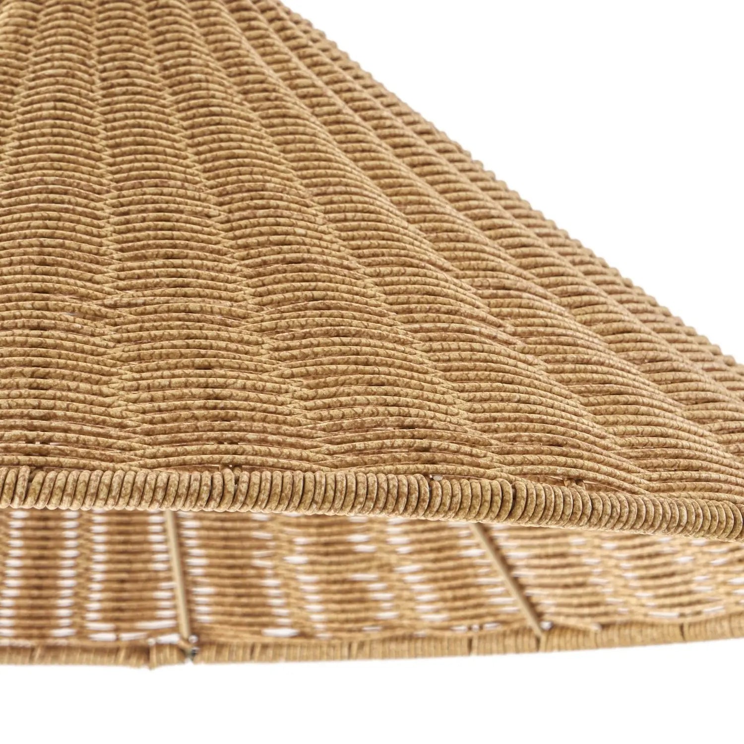 B-Ware Lucande Außenlampe Außenleuchte Hängelampe Taniola Holz Schwarz Rattan Eisen