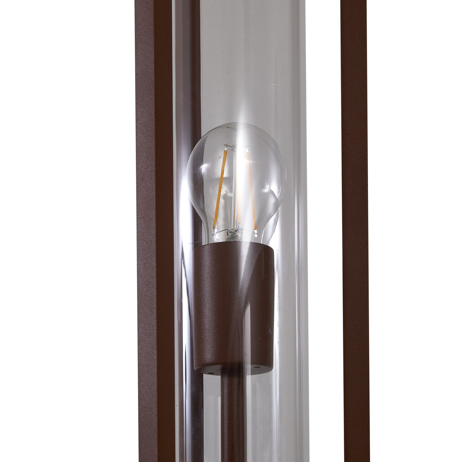 B-Ware Lucande Außenleuchte Lampe Außenlampe Alivaro Rostfarben E27 Ip65 220 Cm Leuchte - 4251911777468