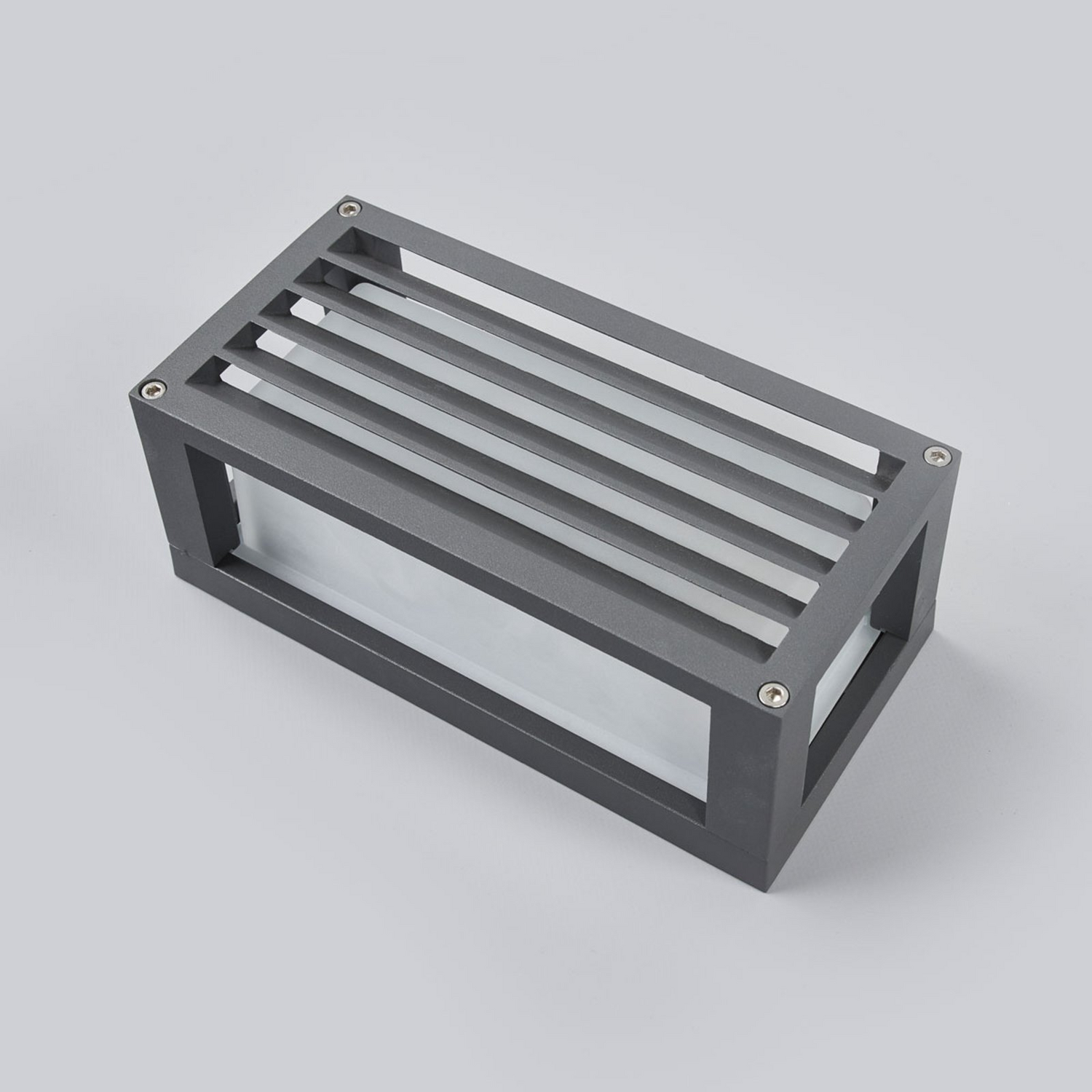 B-Ware Lucande Gestreifte Außen Wandleuchte Aurelien Wandleuchte Lampe E 27 Dunkelg80 - 4251096537949