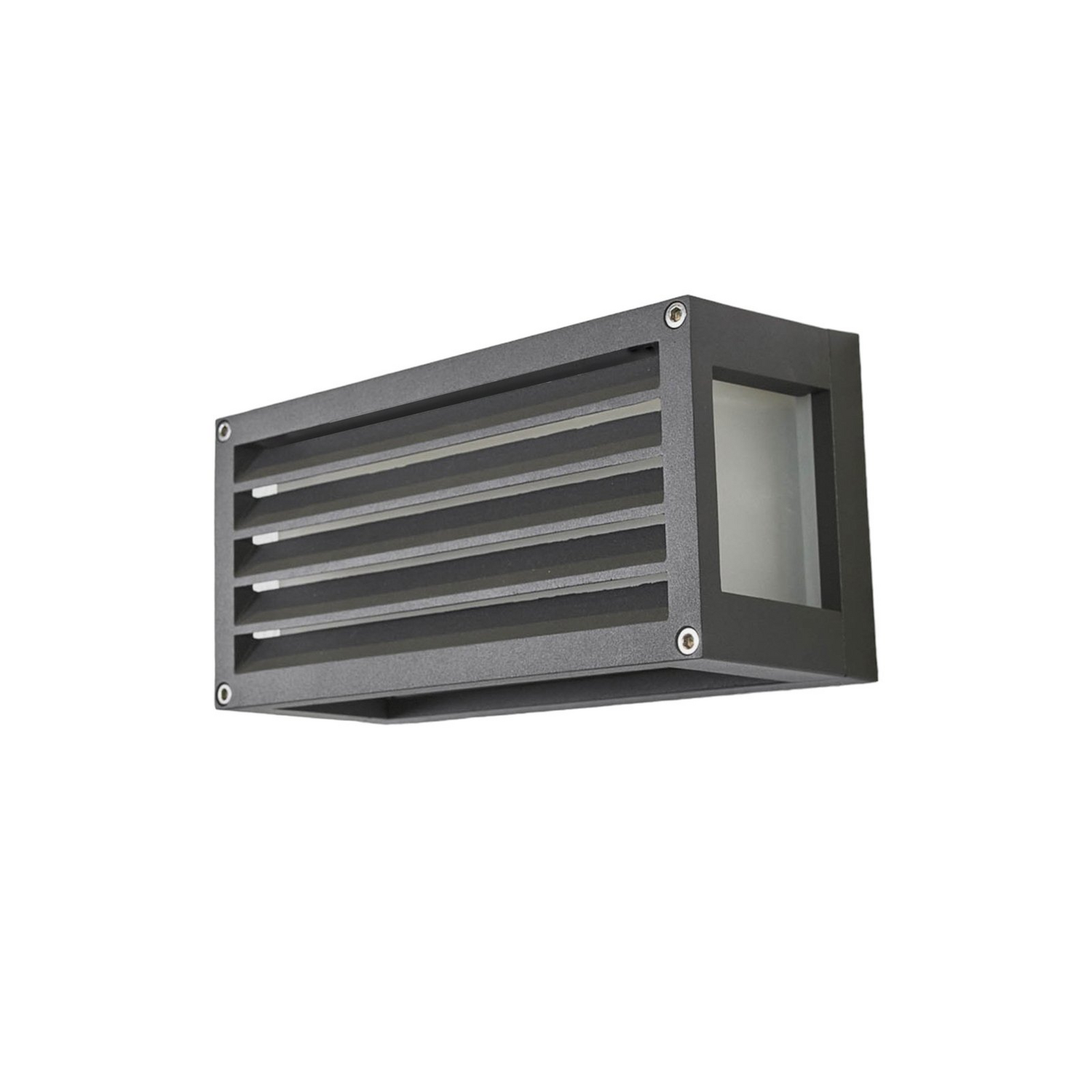 B-Ware Lucande Gestreifte Außen Wandleuchte Aurelien Wandleuchte Lampe E 27 Dunkelg80 - 4251096537949