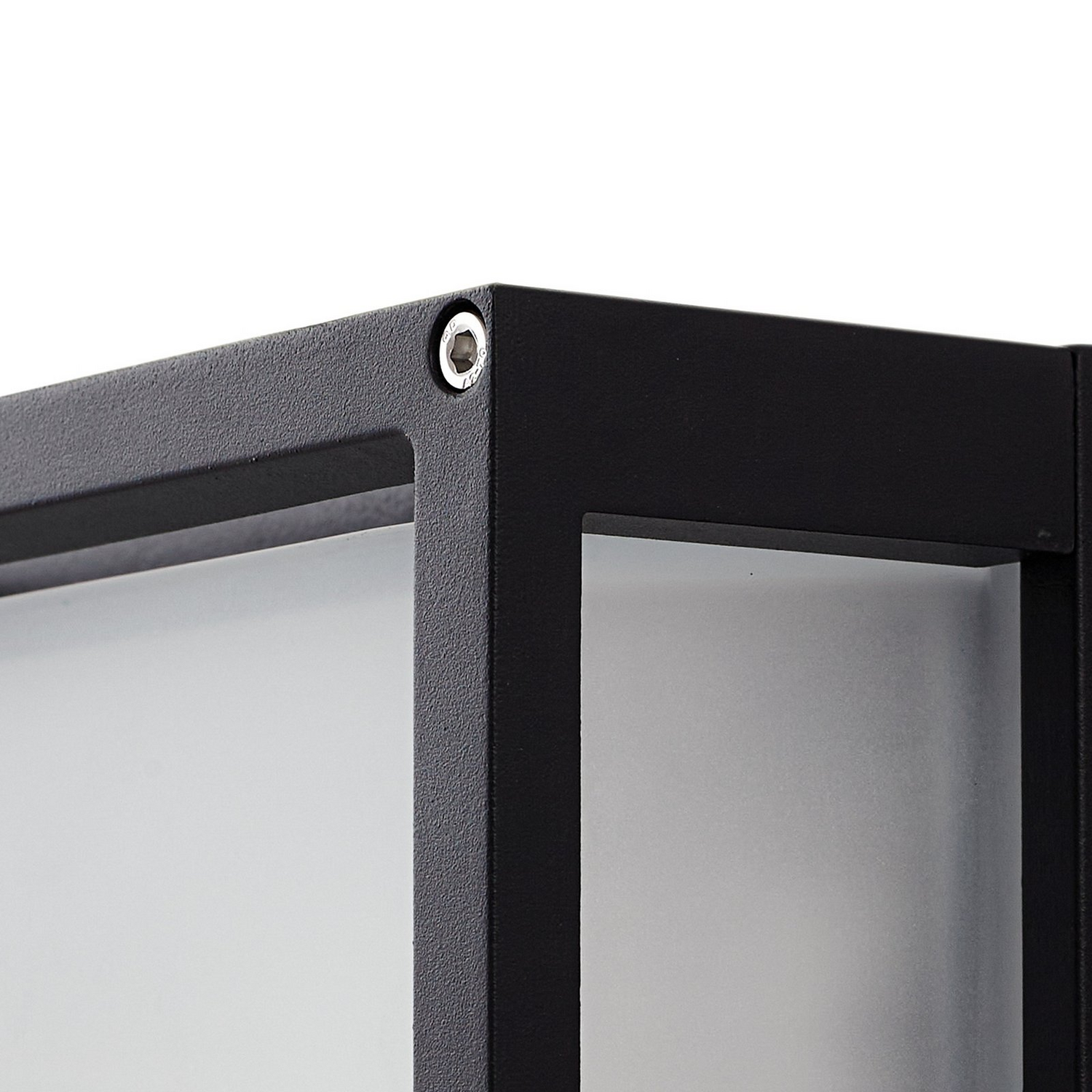 B-Ware Lucande Außenwandlampe Leuchte Außenbeleuchtung Anthrazit Sensor 25x25 Cm Lampe - 4251911797268