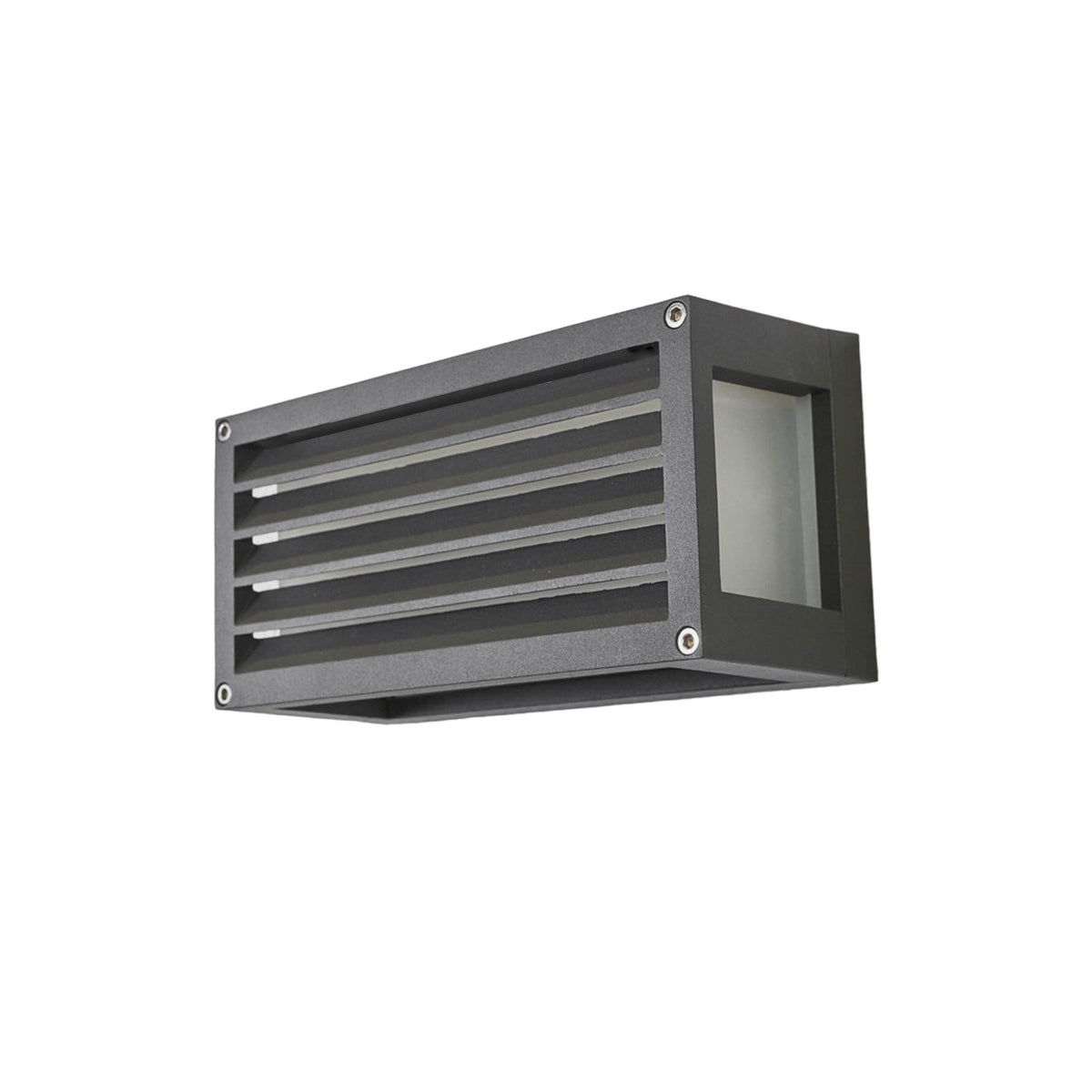Lucande Gestreifte AußenWandleuchte Aurelien Wandleuchte Lampe E 27 dunkelg514 - 4251096537949