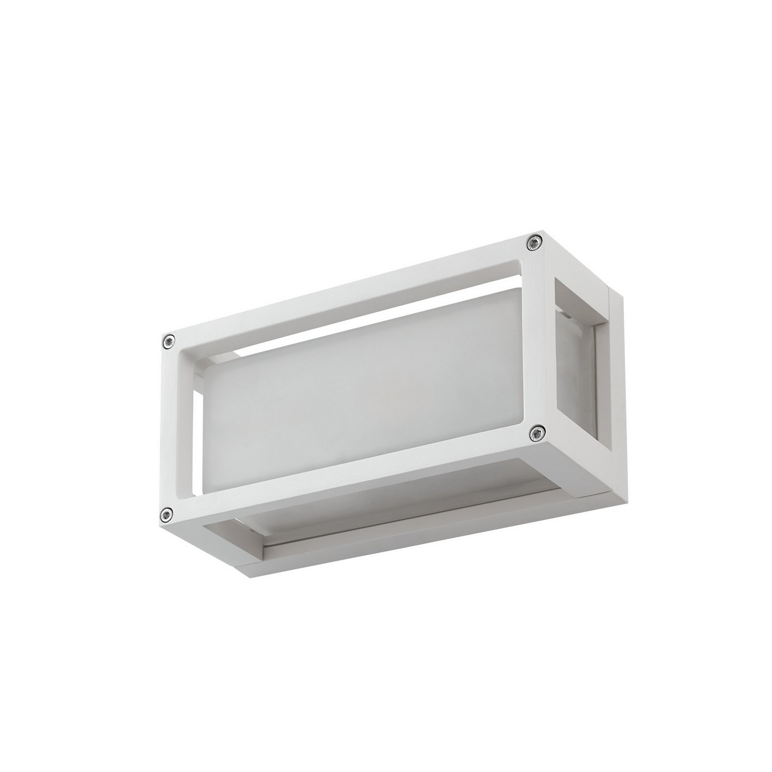 Lucande Außenwandlampe Wandbeleuchtung Außenleuchte Weiß Glas Ip54 12,5cm Licht B-Ware - 4251911797299