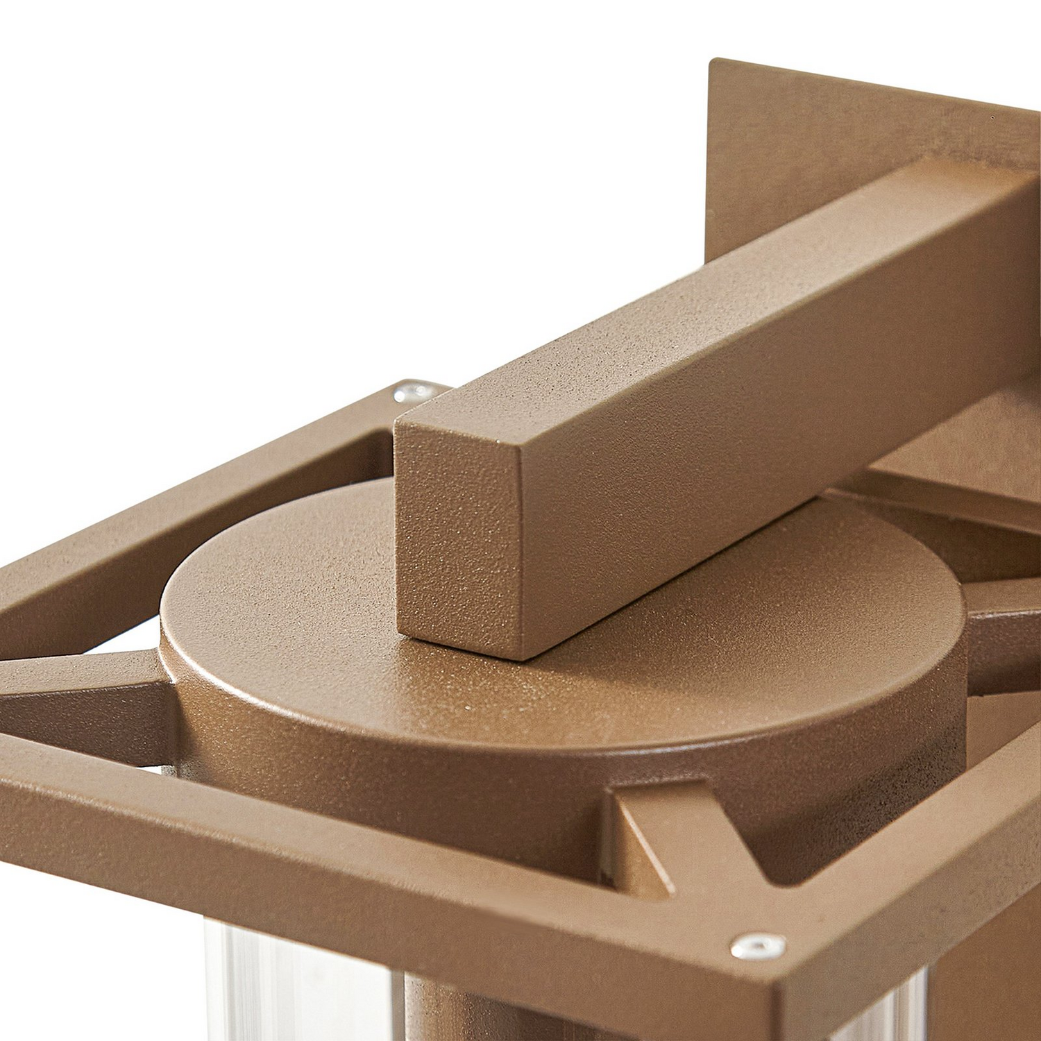 B-Ware Lucande Außenlampe Ferda Sensor Wandlicht Hängend Braun E27 Bewegungsmelder