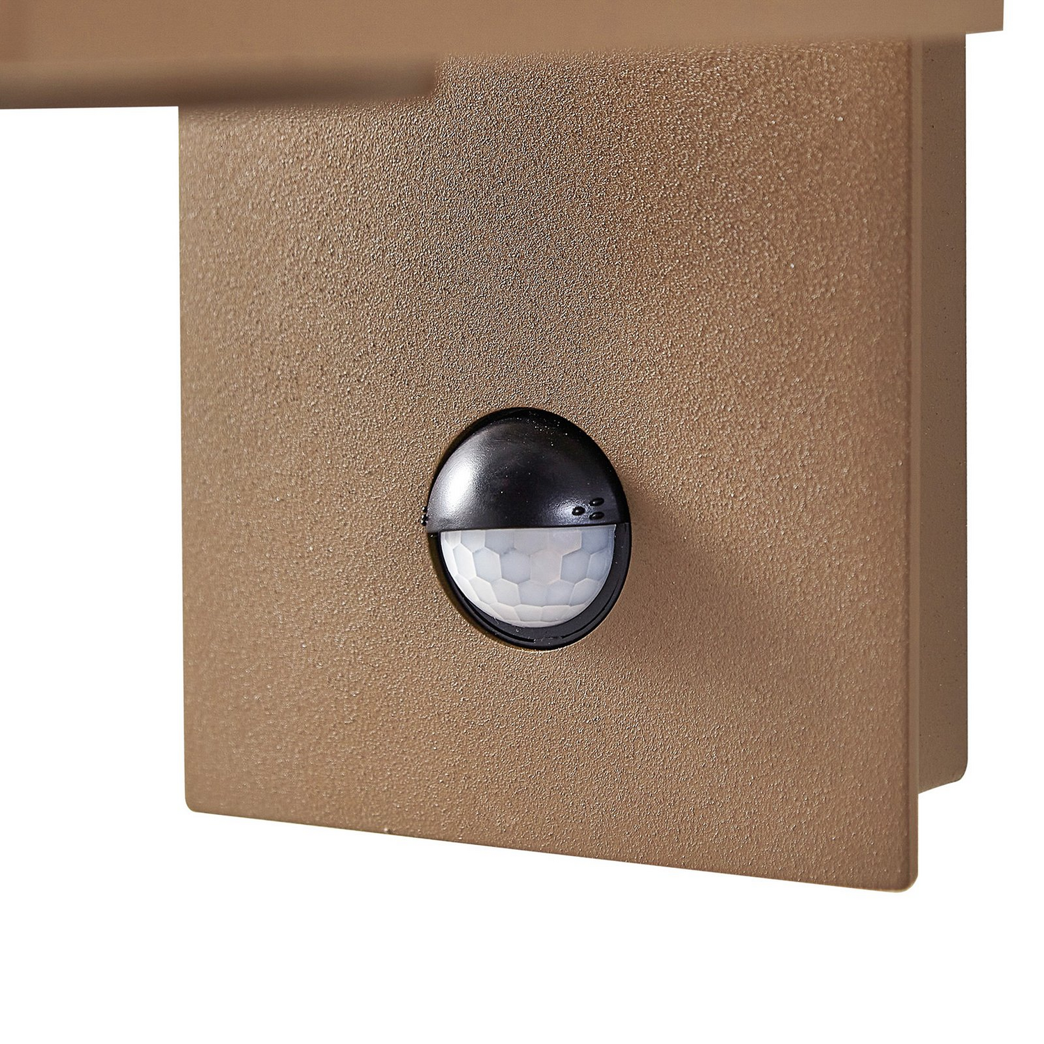 B-Ware Lucande Außenlampe Ferda Sensor Wandlicht Hängend Braun E27 Bewegungsmelder