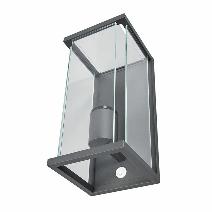 Lucande Annalea Außenwandleuchte Wandleuchte Lampe Bewegungs Sensor Dunkelgrau B-Ware - 4251096538762