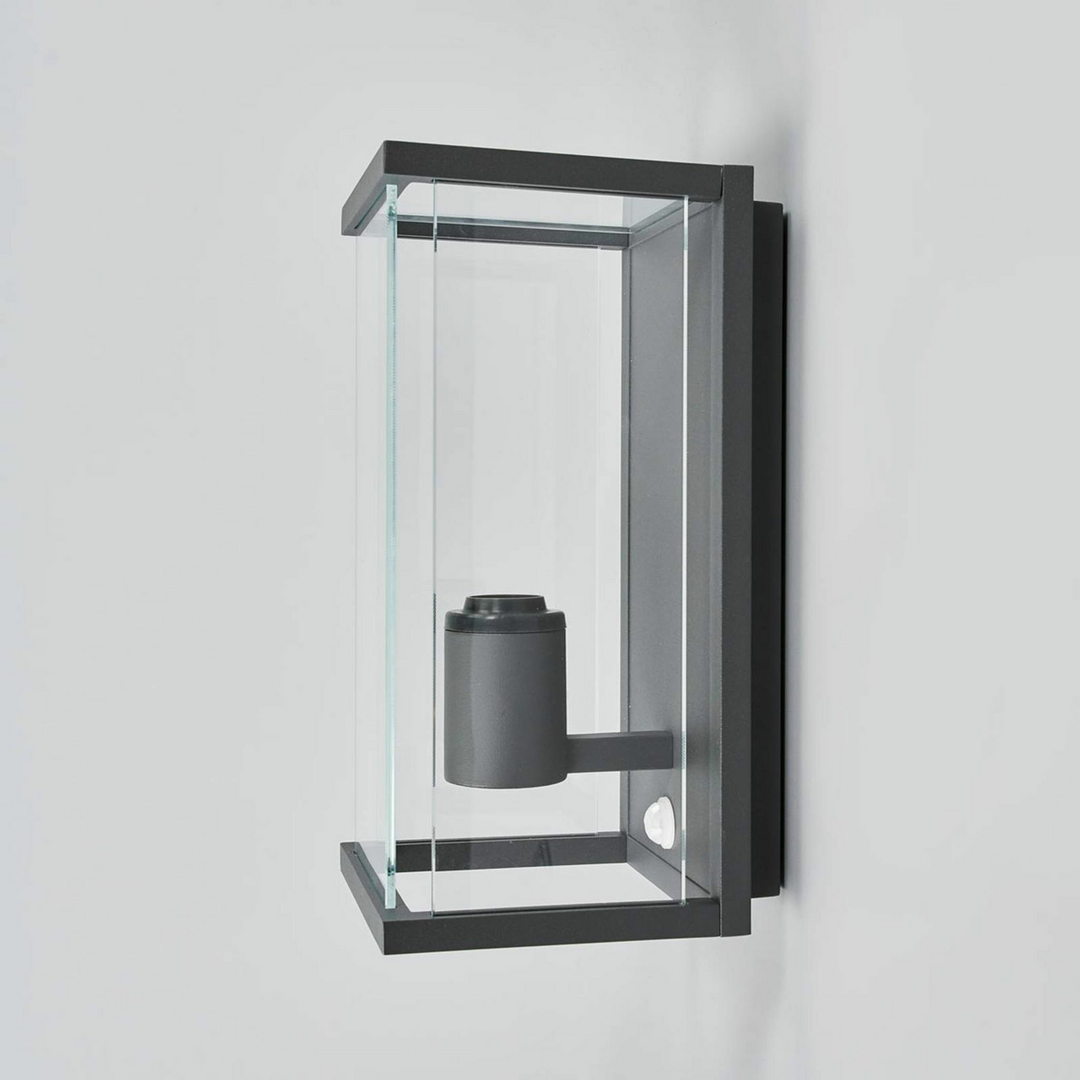 Lucande Annalea Außenwandleuchte Wandleuchte Lampe Bewegungs Sensor Dunkelgrau B-Ware - 4251096538762