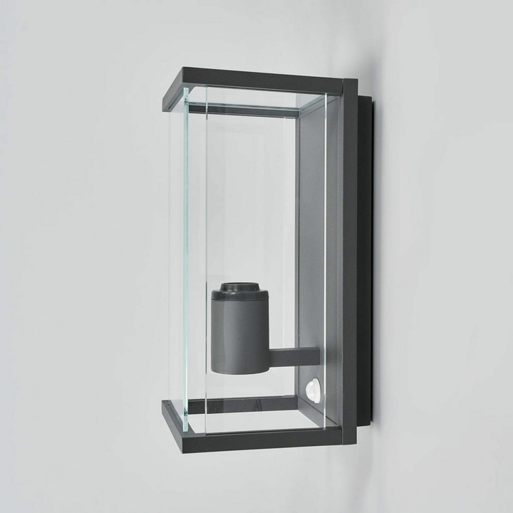 Lucande Annalea Außenwandleuchte Wandleuchte Lampe Bewegungs Sensor Dunkelgrau B-Ware - 4251096538762