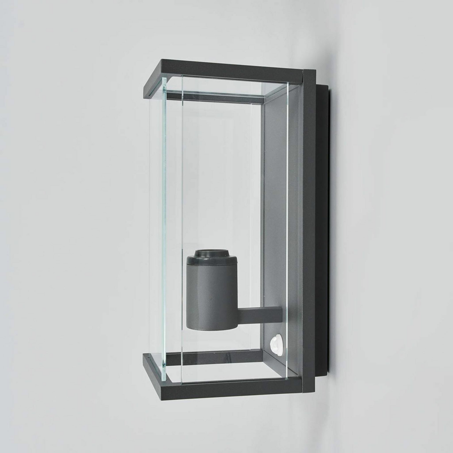Lucande Annalea Außenwandleuchte Wandleuchte Lampe Bewegungs Sensor Dunkelgrau B-Ware - 4251096538762