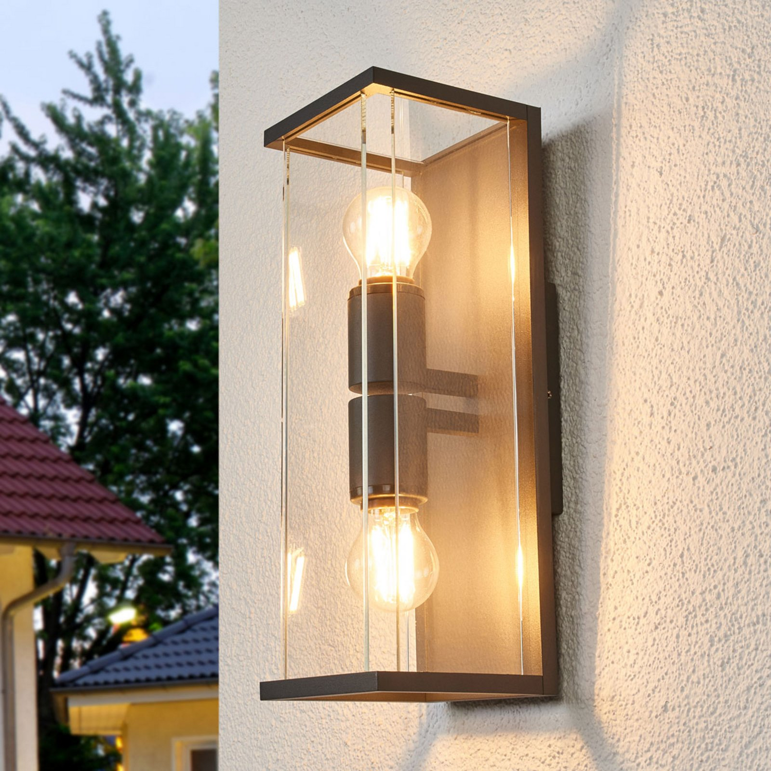 Lucande  Außenwandleuchte Annalea Wandlampe Gartenleuchte Terrassenleuchte E27  B-Ware - 4251096528572