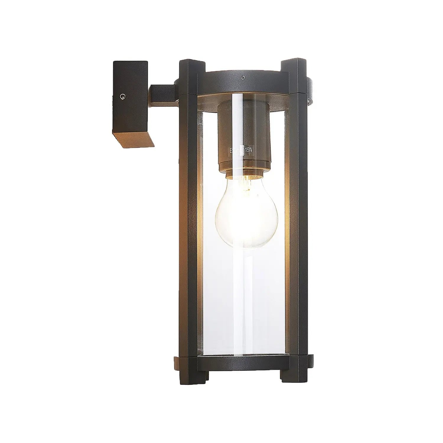 B-Ware Lucande Brienne Außenwandleuchte Wandleuchte Lampe Leuchte Glasschirm Rund 15329 - 4251096573473