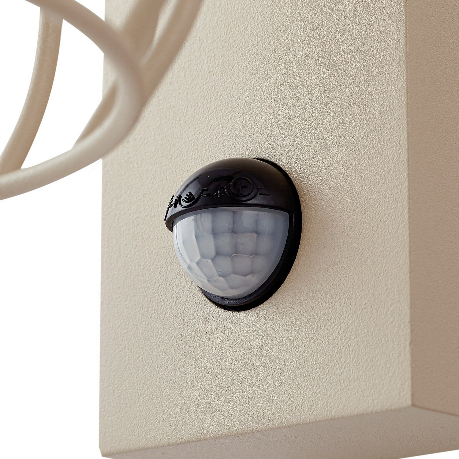 B-Ware Lucande Außenwandleuchte Wandlampe Sensorleuchte Beige Bewegungsmelder Ip44 3399