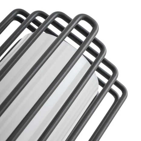 B-Ware Lucande Außenwandleuchte Wandlampe Chandan Anthrazit Alu 41,9 Cm Außenlampe