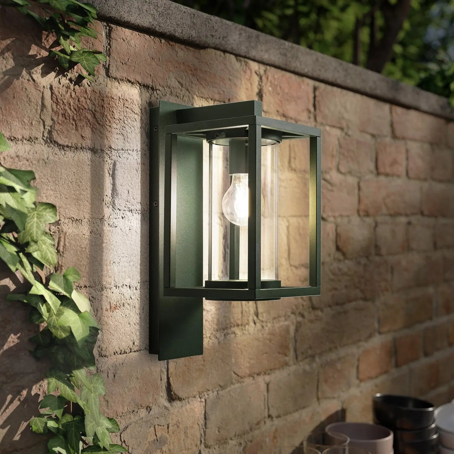 B-Ware Lucande Außenwandleuchte Leuchte Ferda Grün Ip44 Hängend Außenlampe - 4251911795691