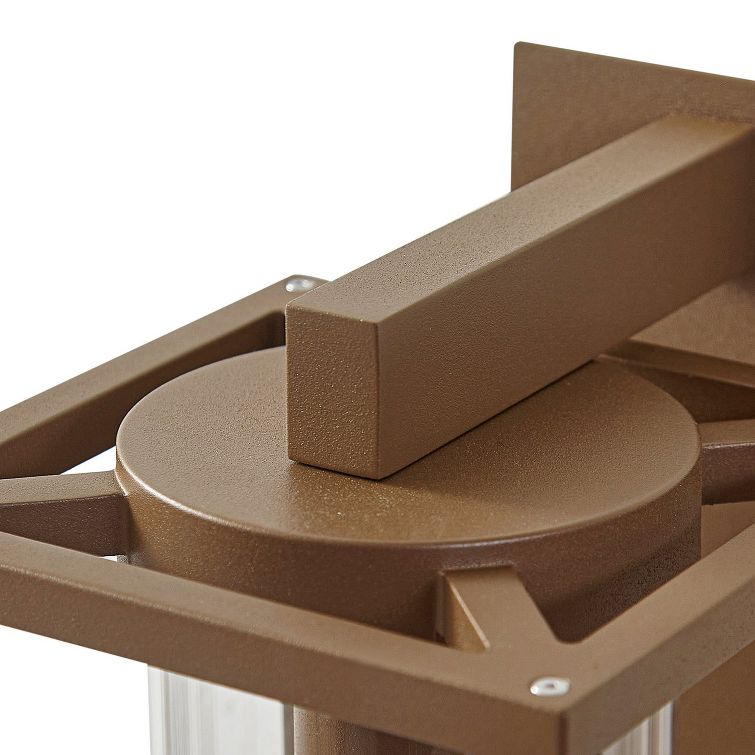 B-Ware Lucande Außenwandleuchte Lampe Ferda Ip44 Hängend Braun Aluminium Glas E27