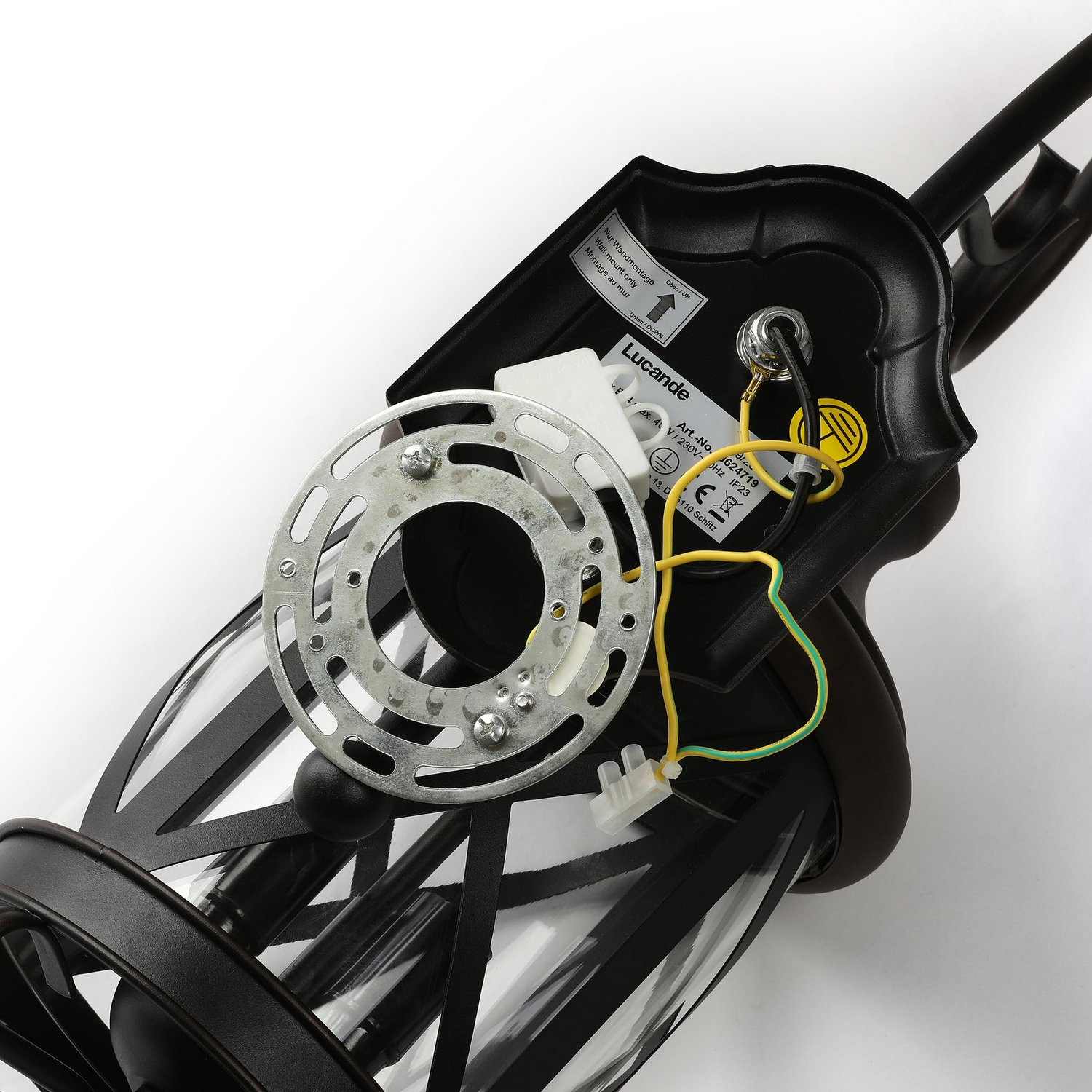 B-Ware Lucande Marcellino Wandleuchte Leuchte Außenwandleuchte Braun Led E14 3 Flam780 - 4251096565454